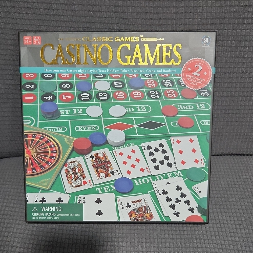 Classic Casino Games Set - Multicolor